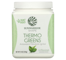 Sunwarrior, Shape, Thermo Greens, Unflavored, 7.4 oz (210 g)