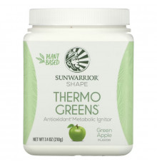 Sunwarrior, Shape, Thermo Greens, Green Apple, 7.4 oz (210 g)