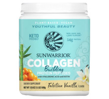 Sunwarrior, Collagen Building Protein Peptides, Tahitian Vanilla, 17.6 oz (500 g)