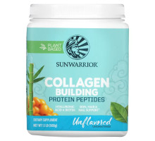 Sunwarrior, Collagen Building Protein Peptides, Unflavored, 1.1 lb (500 g)