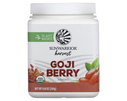 Sunwarrior, Goji Berry Powder, 8.81 oz (250 g) Sunwarrior, Goji Berry Powder, 8.81 oz (250 g)