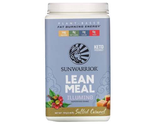 Sunwarrior, Illumin8 Lean Meal, Salted Caramel, 1.59 lb (720 g) Sunwarrior, Illumin8 Lean Meal, Salted Caramel, 1.59 lb (720 g)