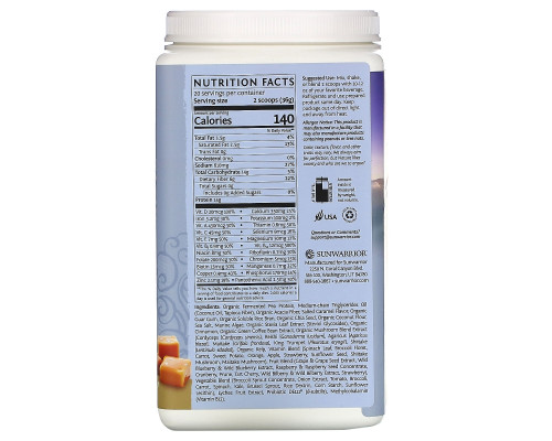 Sunwarrior, Illumin8 Lean Meal, Salted Caramel, 1.59 lb (720 g) Sunwarrior, Illumin8 Lean Meal, Salted Caramel, 1.59 lb (720 g)