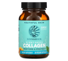 Sunwarrior, Plant-Based Collagen, Restore & Protect, 30 Vegan Capsules