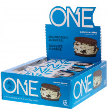 Oh Yeah! One Cookies & Cream Flavor 12 Bars 2.12 oz (60 g) Each