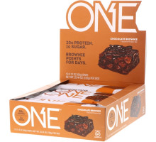 Oh Yeah! One Chocolate Brownie Flavor 12 Bars 2.12 oz (60 g) Each
