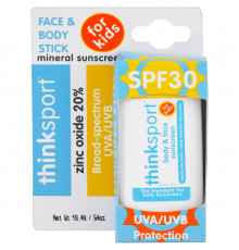 Think, Thinksport, Face & Body, Sunscreen Stick, For Kids, SPF 30, 64 oz (18.4 g)