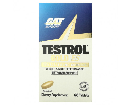 Мужское здоровье Testrol Gold ES, Testosterone Booster, 60 Tablets Мужское здоровье Testrol Gold ES, Testosterone Booster, 60 Tablets