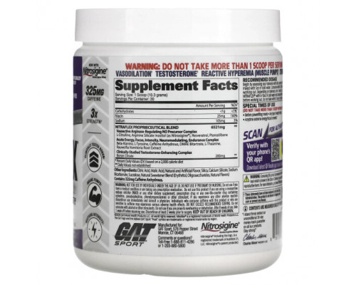 Ресвератрол GAT, Sport, Nitraflex, виноград, 309 г (10,9 унции) Ресвератрол GAT, Sport, Nitraflex, виноград, 309 г (10,9 унции)