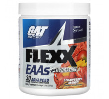 Электролиты GAT, Flexx EAA + Hydration, клубника и манго, 354,9 г (12,5 унции)