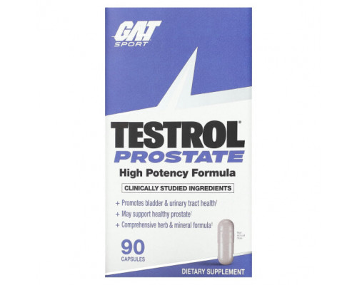 Мужское здоровье GAT, Sport, Testrol для простаты, 90 капсул Мужское здоровье GAT, Sport, Testrol для простаты, 90 капсул