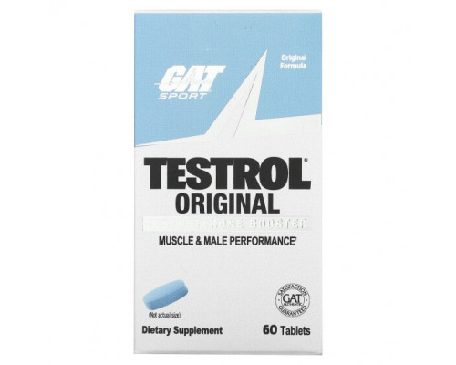 Мужское здоровье Testrol Original, Testosterone Booster, 60 Tablets Мужское здоровье Testrol Original, Testosterone Booster, 60 Tablets