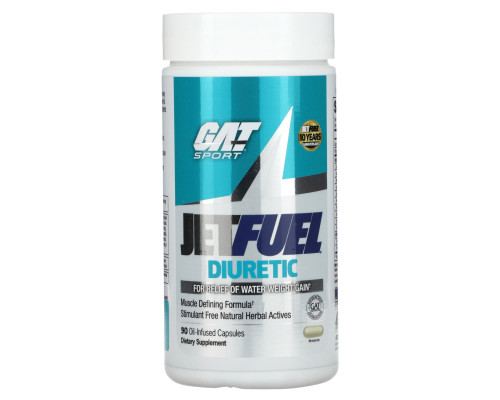 GAT, JetFUEL Diuretic, 90 масляных капсул GAT, JetFUEL Diuretic, 90 масляных капсул
