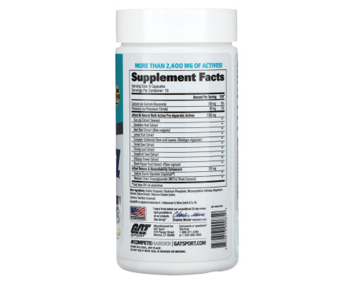 GAT, JetFUEL Diuretic, 90 масляных капсул GAT, JetFUEL Diuretic, 90 масляных капсул