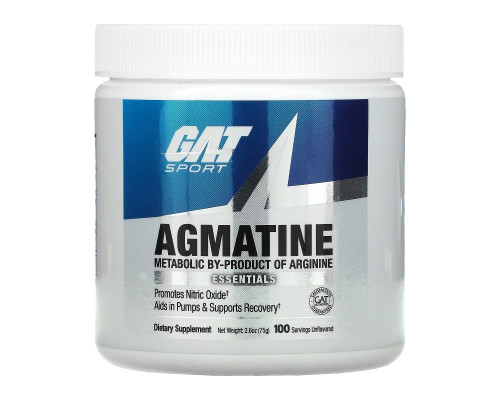 GAT Essentials Agmatine Unflavored Powder 75 g GAT Essentials Agmatine Unflavored Powder 75 g