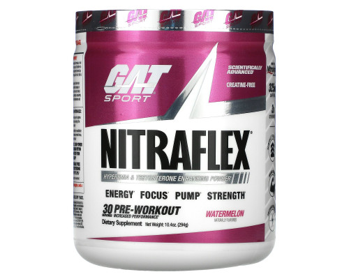 GAT Nitraflex Арбуз 10.6 унции (300 г) GAT Nitraflex Арбуз 10.6 унции (300 г)
