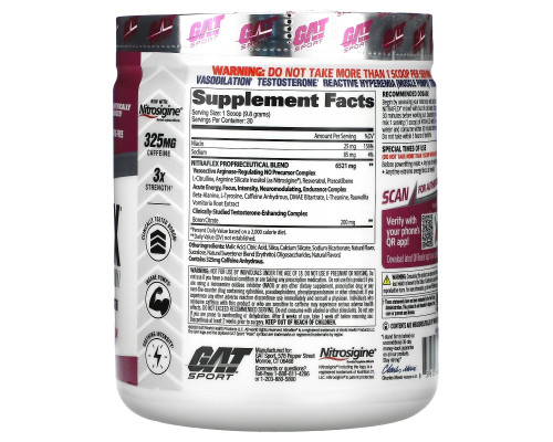 GAT Nitraflex Арбуз 10.6 унции (300 г) GAT Nitraflex Арбуз 10.6 унции (300 г)
