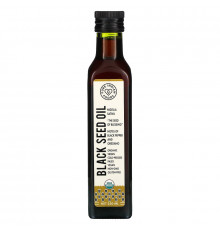 Pure Indian Foods, Органическое масло чёрного тмина, Холодного отжима, Нерафинированное, 250 мл
