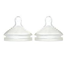 NUK, Simply Natural, Slow Flow Bottle Nipples,  0 + Months, 2 Nipples