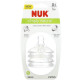 NUK, Simply Natural, Slow Flow Bottle Nipples, 0 + Months, 2 Nipples