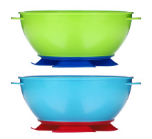 NUK Gerber Graduates Tri-Suction Bowls 2 Bowls & 1 Lid