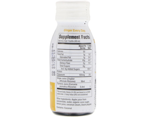 The Ginger People, Ginger Rescue Shots, Wild Turmeric, 2 fl oz (60 ml) The Ginger People, Ginger Rescue Shots, Wild Turmeric, 2 fl oz (60 ml)