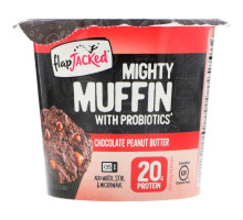 FlapJacked, Mighty Muffin With Probiotics, Chocolate Peanut Butter, 1.94 oz (55 g)