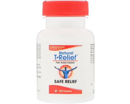 MediNatura T- Relief обезболивающие таблетки 100 таблеток MediNatura T- Relief обезболивающие таблетки 100 таблеток