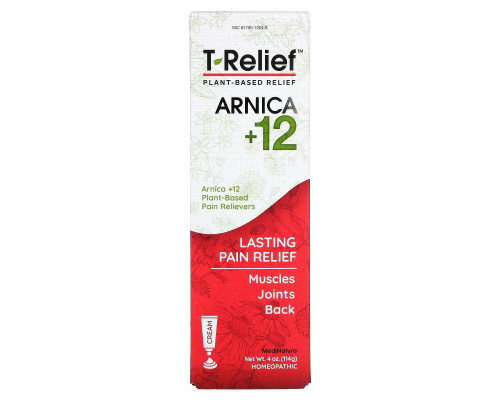 MediNatura, T-Relief, Arnica +12, Plant-Based Relief Cream, 4 oz (114 g) MediNatura, T-Relief, Arnica +12, Plant-Based Relief Cream, 4 oz (114 g)