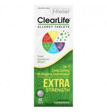 Травы и натуральные средства MediNatura, ClearLife, таблетки против аллергии с повышенной силой действия, 60 таблеток