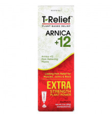 Травы и натуральные средства T-Relief, Arnica +12, Extra Strength, Chamomilla, 3 oz (85 g)