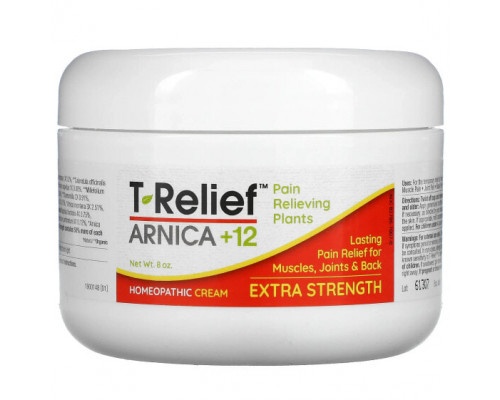 Травы и натуральные средства T-Relief, Arnica +12, Extra Strength, 8 oz Травы и натуральные средства T-Relief, Arnica +12, Extra Strength, 8 oz