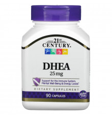 21st Century Health Care DHEA (дегидроэпиандростерон) -25 мг 90 капсул