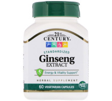 21st Century Health Care Ginseng Extract 60 Veggie Caps