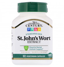 21st Century Health Care St. John's Wort Extract 60 Veggie Caps