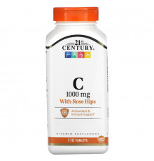 21st Century Health Care C-1000 с шиповником 1000 мг 110 капсул