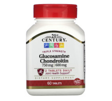 21st Century, Glucosamine / Chondroitin, Triple Strength, 60 Tablets