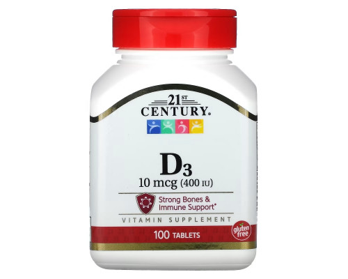 21st Century Health Care D-400 100 таблеток