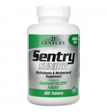 21st Century Health Care Sentry Senior мультивитаминная и минеральная добавка для взрослых 50+ 265 таблеток