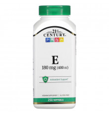 21st Century, E-400, 250 гелевых капсул