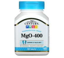 21st Century Health Care MgO Оксид магния 400 мг 90 таблеток