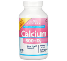 21st Century Health Care Кальций 500 + D3 плюс экстра D3 400 штук