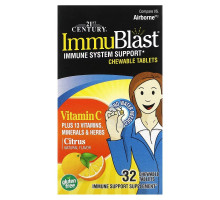 21st Century Health Care ImmuBlast со вкусом цитрусовых 32 жевательных таблетки