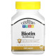 21st Century Health Care Biotin 10000 mcg 120 Tablets