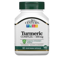 21st Century, Turmeric Complex, 500 mg, 60 Veggie Caps