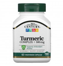 21st Century, Turmeric Complex, 500 mg, 60 Veggie Caps