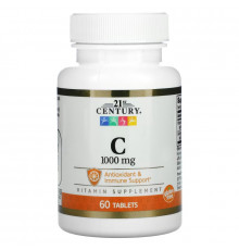 21st Century, Vitamin C, 1,000 mg, 60 Tablets