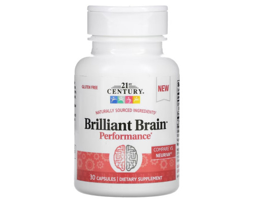 21st Century, Brilliant Brain, 30 капсул 21st Century, Brilliant Brain, 30 капсул