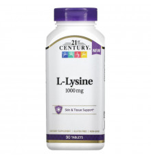 21st Century, L-Lysine, 1,000 mg, 90 Tablets