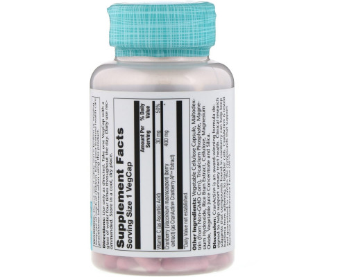 Solaray, CranActin, Cranberry AF Extract, 120 Veggie Caps Solaray, CranActin, Cranberry AF Extract, 120 Veggie Caps